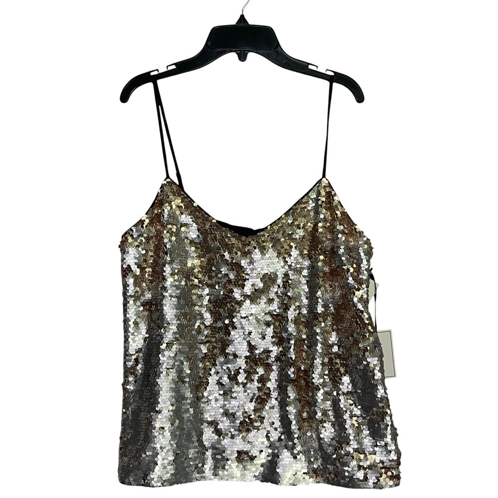 1.State Sequin Top Meteallic Cami - Picture 6 of 12